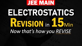 Electrostatics  Formulae and Concept REVISION in 15 min  JEE Physics by Mohit Sir IITKGP [upl. by Eyssej]