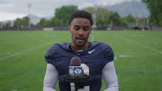 BYU Football  Media Availability  Kansas State  September 17 2024 [upl. by Tillinger]