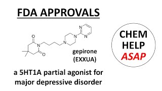 FDA approval of gepirone  EXXUA [upl. by Lura]