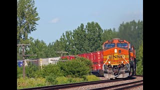 Following the BNSF Chillicothe Sub Part 6 Edelstine IL 2002 [upl. by Nels]