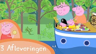 Peppa Pig Nederlands Compilatie Nieuwe Afleveringen  Kapitein Papa Big  Tekenfilm  Peppa de Big [upl. by Gudrun]