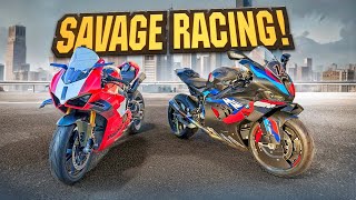 RACING MY 175000 DUCATI AND BMW MOTORCYCLES [upl. by Ruperto857]