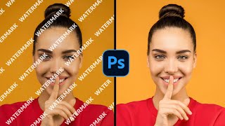 How To Remove Watermark In Photoshop Step By Step [upl. by Nylrem]