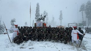 Shiv Jayanti celebration at Kupwara Jammu and Kashmir by 41 Rashtriya rifles [upl. by Dnomzed47]