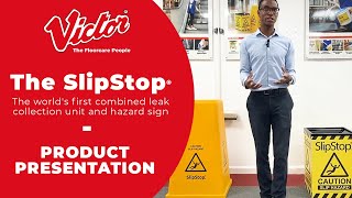 The Slipstop®  the worlds first combined leak collection unit and hazard sign [upl. by Aisset782]