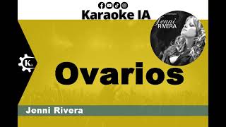 Jenni Rivera  Ovarios  Karaoke [upl. by Eglantine895]