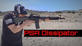 PSA Dissipator  Rifle Length Sights Mid Length Performance [upl. by Ycniuq]