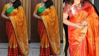 How To Wear A Saree For Fat People to Look Slim  Saree Draping Styles  Step by Step Tutorial [upl. by Locke593]