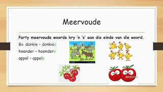 Meervoude Plurals FAL Grade 3 Foundation Phase [upl. by Secnarfyram]