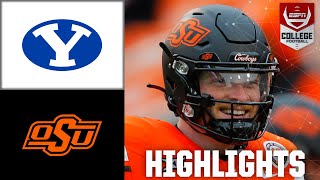 BYU Cougars vs Oklahoma State Cowboys  Full Game Highlights [upl. by Lisette]