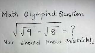 Luxembourg  Math Olympiad Question  You should know this trick [upl. by Dray]