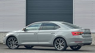 Skoda NEW Superb Sportline 2023 in 4K Meteor Steel Grey 19 inch Vega Walk around amp detail inside [upl. by Ong785]