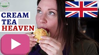 CRUMBLIEST ENGLISH SCONES Recipe with Strawberry Jam [upl. by Alesiram]