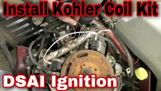 EASY GUIDE to Install The Coil Kit On A Kohler Command Engine DSAI Ignition [upl. by Moazami]