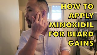 How to Apply Minoxidil to Your Face to Grow a Real Beard [upl. by Eusebio]