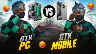 GTK111 Mobile📱 Vs GTK111 Pc💻  Clash Of Jods 😈🌎 Garena Free Fire [upl. by Lianna]