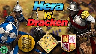 Bulgarians vs Spanish  1v1 Arabia  vs Dracken  AoE2 [upl. by Hocker]