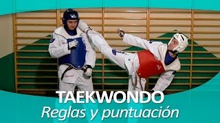 TAEKWONDO 8 Reglamento de combate y puntuación [upl. by Burlie]