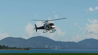 XPlane 12 AS350 Seychelles Intl and the Helipad Landing [upl. by Lander]