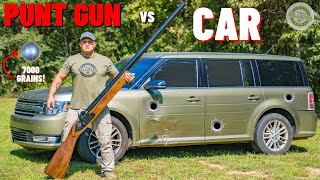 Punt Gun vs Car 🚘 The Biggest Shotgun EVER [upl. by Audre]