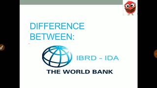 IBRD  IDA  Difference Between IBRD and IDA  IN HINDI [upl. by Hudgens]