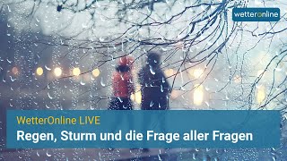 WetterOnline live  Stürmische Wasserspiele beginnen [upl. by Neeron]