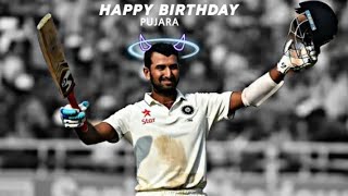 Cheteshwar Pujara Birthday whatsapp status • Cheteshwar pujara Edit [upl. by Tallbot]