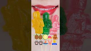 ASMR COLORFUL KOHAKUTO 코하쿠토 EMOJI FOOD 이모지 먹방 eating sounds [upl. by Jemmy]