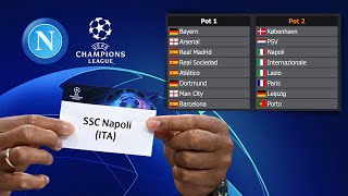 Simulazione SORTEGGIO ottavi Champions League ecco lavversaria del Napoli 🥶⚽ [upl. by Procora588]