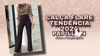 CALÇA FLARE TENDÊNCIA 2024🦋 [upl. by Akitahs815]