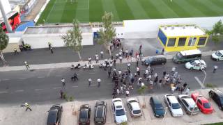 Confrontos entre claques Sporting  Benfica Taça de Honra [upl. by Leilah]