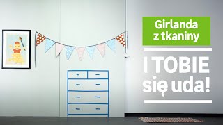 Girlanda z tkaniny  jak ją zrobić samemu Dom z pomysłem [upl. by Atsyrt]