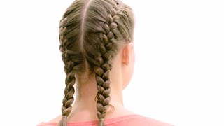 Pariserfletter  French Braids Tutorial  Flettemamma [upl. by Anurb]