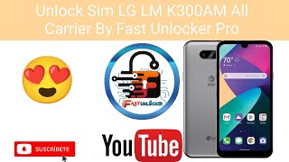 ✅️Unlock Sim LG LM K300AM All Carrier By Fast Unlocker Pro [upl. by Effy]