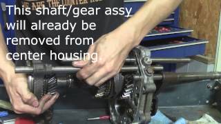 8693 Mazda Bseries pickup Manual transmission internal disassembly [upl. by Mitzl345]