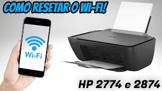 como RECONFIGURAR O WIFI da impressora HP 2774 e 2874 [upl. by Elon]