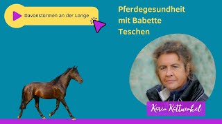 Das davonstürmende Pferd an der Longe mit Babette Teschen  Pferdegesundheit  Karin Kattwinkel [upl. by Atila]