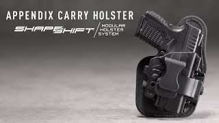 Appendix Carry Holster  AIWB Carry Made Comfortable  Alien Gear ShapeShift [upl. by Swirsky319]