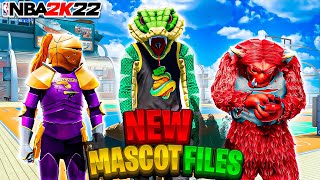 MUST SEE MASCOT FILES ARE IN NBA 2K22 ALL AFFILIATIONS  MORE MUST WATCHLINK TO FILE IN DESC [upl. by Karlotta]