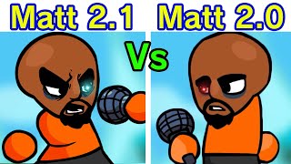 Friday Night Funkin Wii Funkin Matt 21 Vs Matt 20 NEW UPDATE FNF MODHard [upl. by Meta]