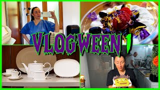 GASTROSCOPIA  GIRO IN RINASCENTE  RICETTA HALLOWEEN 🎃 VLOGWEEN 1 🎃 Fabiola Genovese Vlog [upl. by Nwahsud]