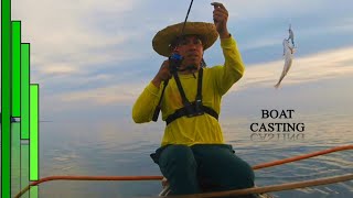 Ultralight Fishing Season ng Checkered  EP 49 shorecasting dumagsa [upl. by Nirre]