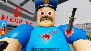 MAD BARRY UPDATE BARRYS PRISON RUN Obby Walkthrough FULL GAME scaryobby Roblox [upl. by Aciras]