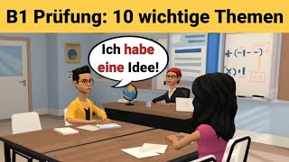 Mündliche Prüfung Deutsch B1  Gemeinsam etwas planenDialog  10 wichtige Themen  sprechen Teil 3 [upl. by Nnylrats977]