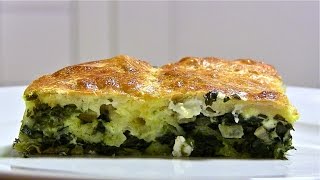 BörekBörek mit Schafskäse und SpinatTürkisches Börek Rezept mit Spinat [upl. by Eelyram]