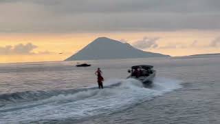 Tim Australia di North Sulawesi Waterski Festival  Warga ramai menikmati atraksi hebat para atlet [upl. by Vine]