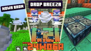 Minecraft 121 Snapshot 24w06a Co Nowego NOWA BROŃ DROP z BREEZA STRZELANIE WIATREM [upl. by Ittap]