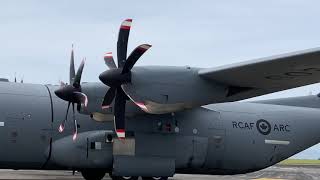 C130J Engine Startup  Propeller Pitch Changing [upl. by Leiahtan798]