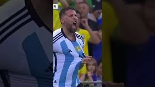 Brazil v Argentina Highlights2024 messi football soccer footballteam [upl. by Turpin]