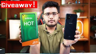 INFINIX HOT 10 UNBOXING  GIVEAWAY SCENE ON HAI [upl. by Alexei388]